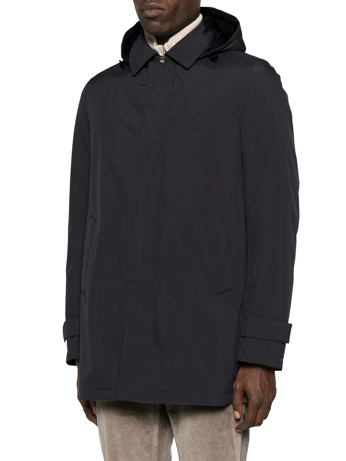 TECHNICAL COAT WITH HOOD - Image 3