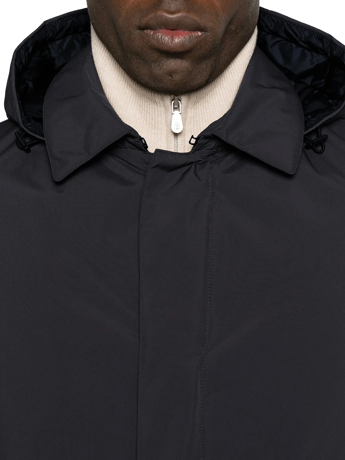 TECHNICAL COAT WITH HOOD - Image 5