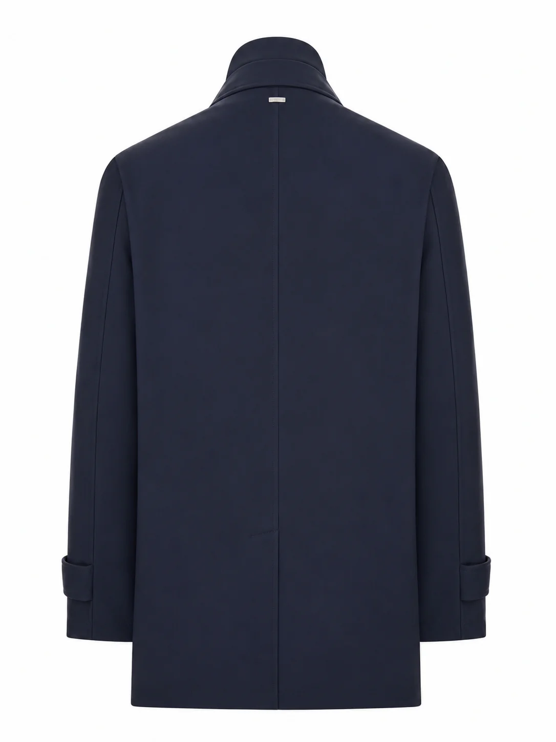 WATERPROOF TECHNICAL FABRIC COAT WITH BUTTONS AND A HIGH COLLAR - Image 2