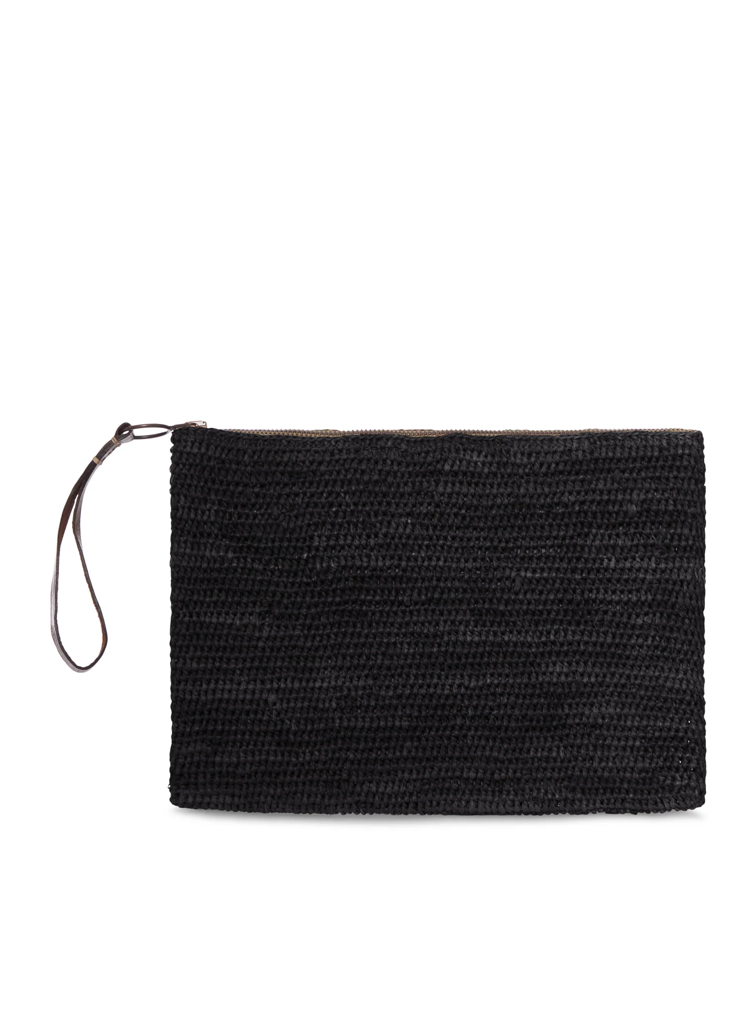 AMPY RAFFIA CLUTCH