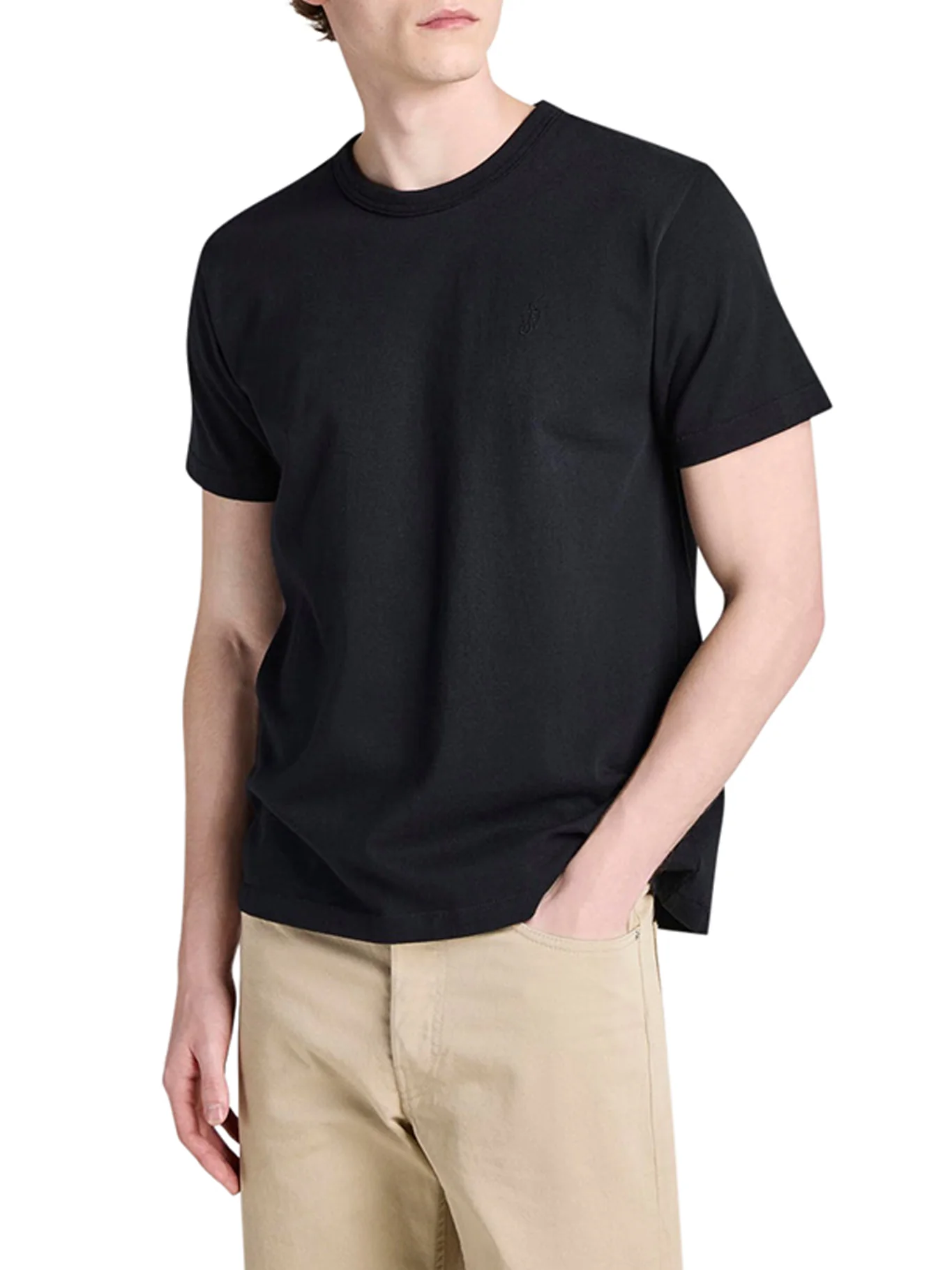 T-SHIRT WITH EMBROIDERED ANCHOR - Image 4