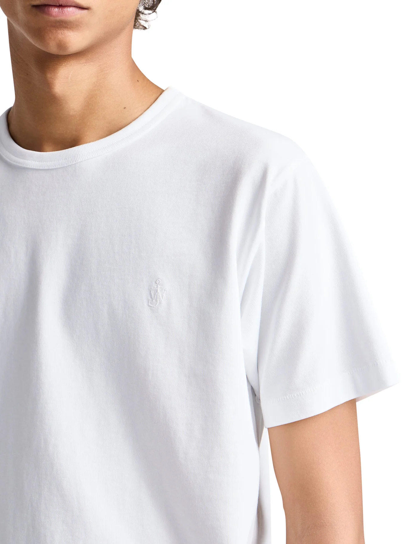 T-SHIRT WITH EMBROIDERED ANCHOR - Image 4
