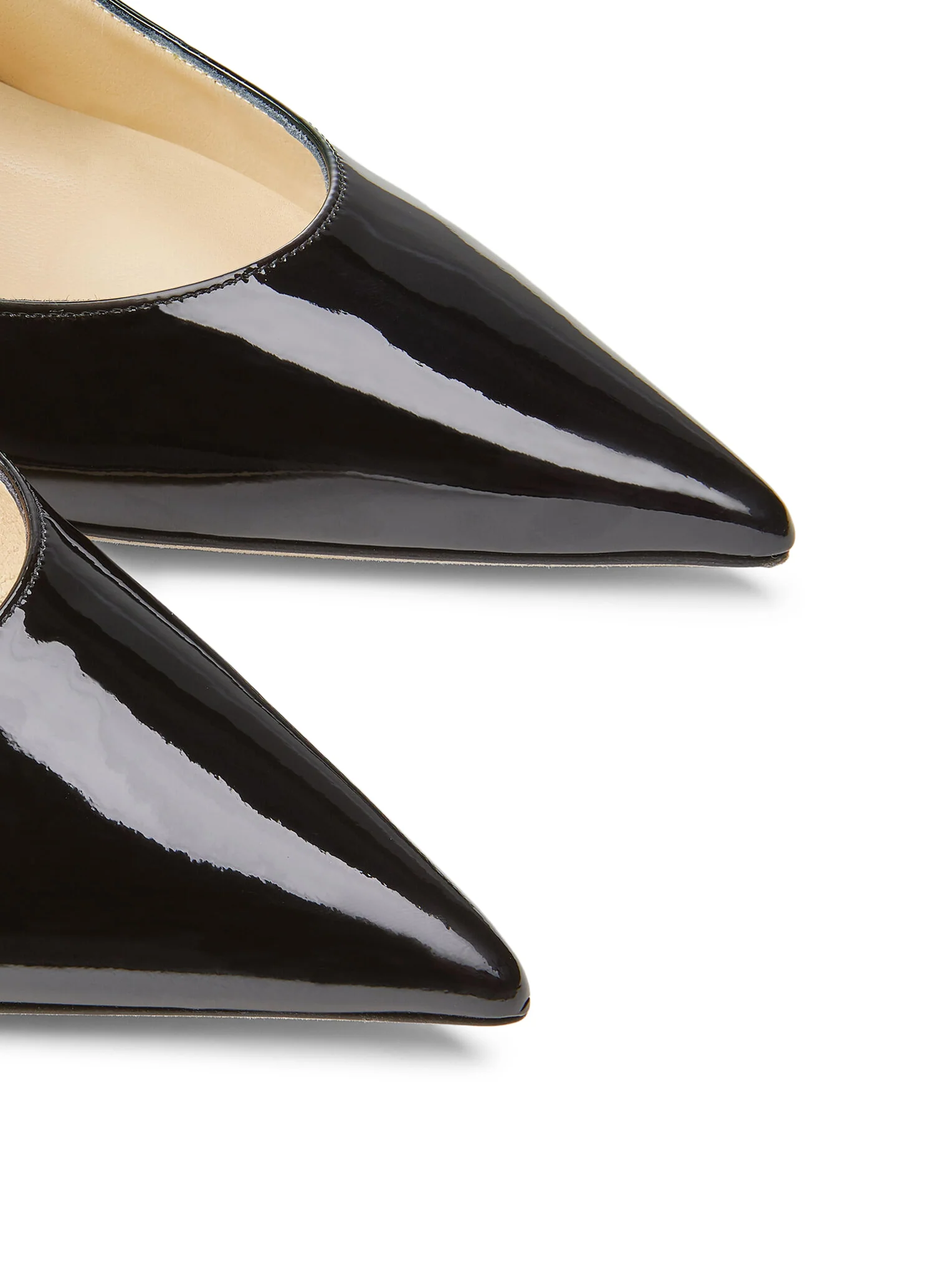 BING 100 BLACK PATENT LEATHER CLOG WITH CRYSTAL STRAP - Image 5