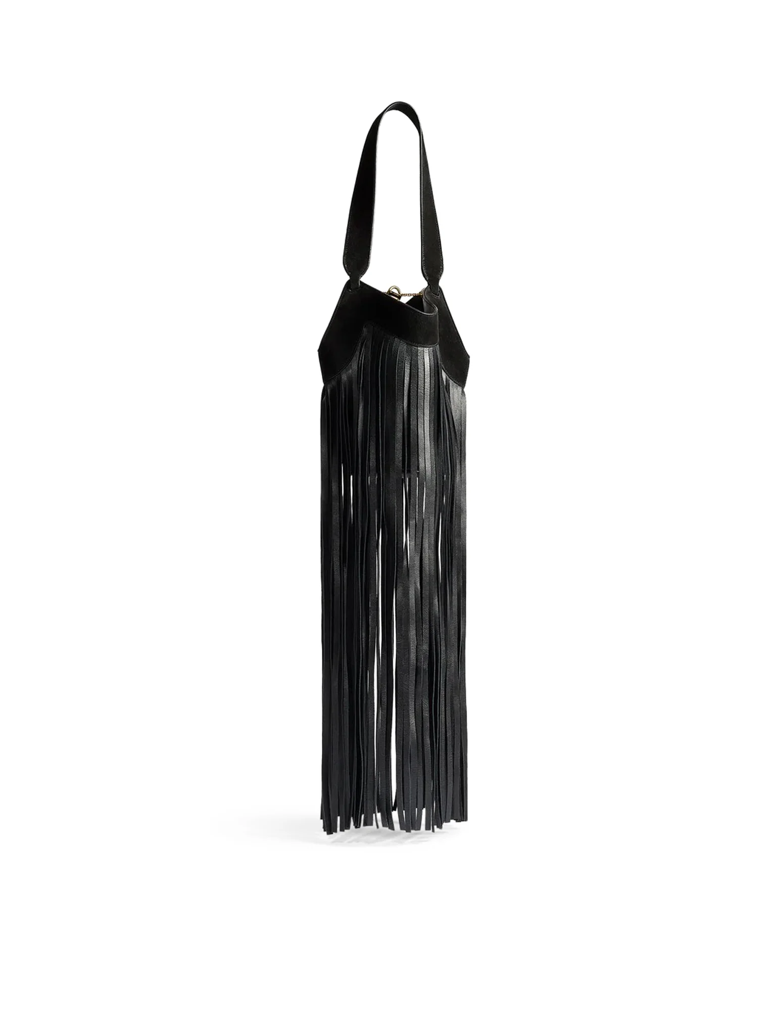 NANO LOTUS FRINGED TOTE BAG