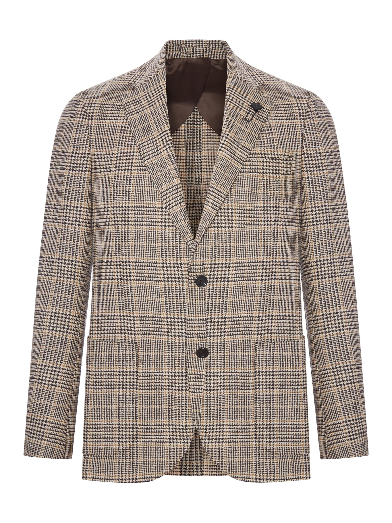 TAILORED SINGLE-BREASTED WOOL AND CASHMERE BLAZER