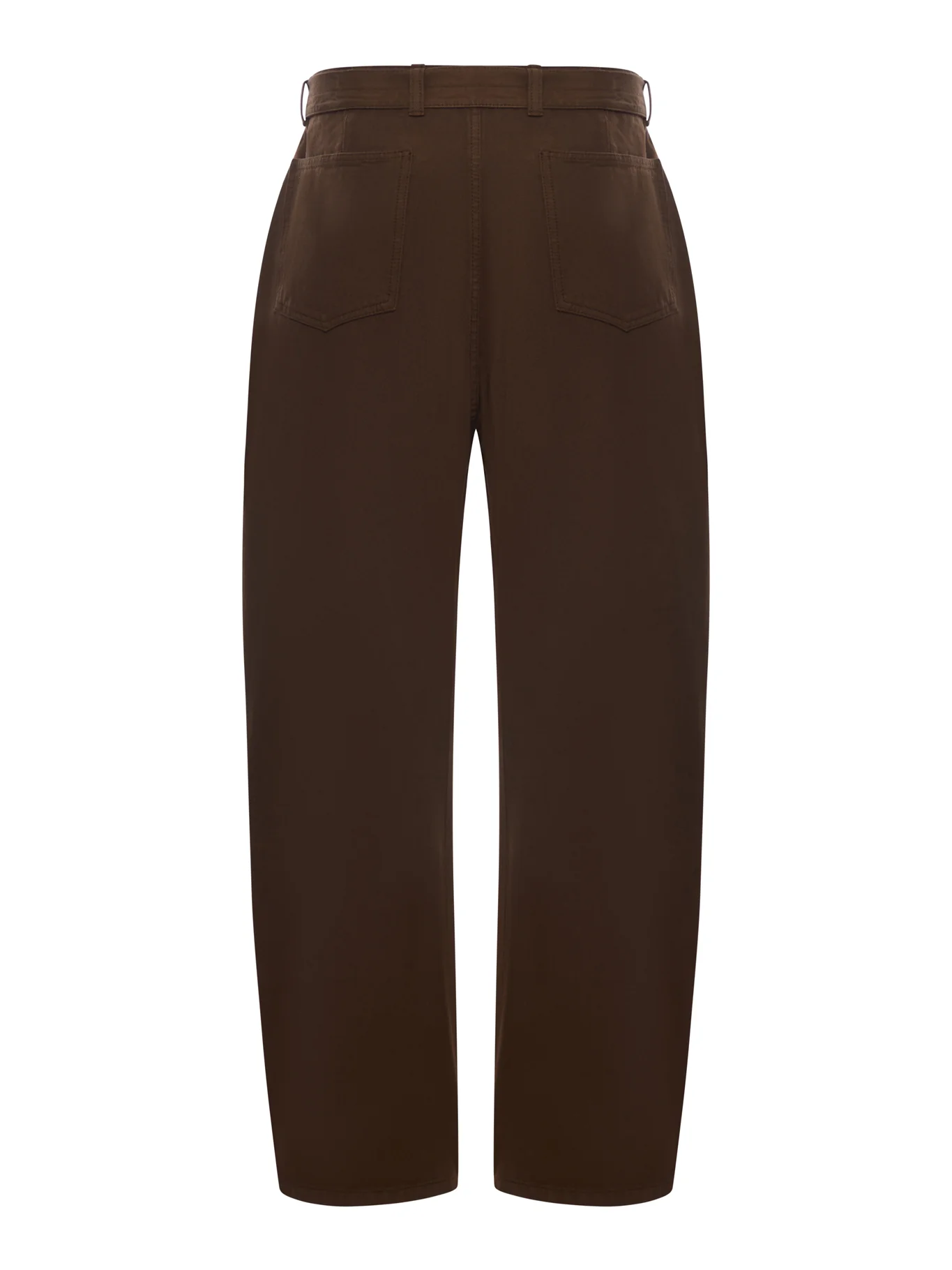 COTTON TROUSERS WITH BRAIDED BELT - Image 2