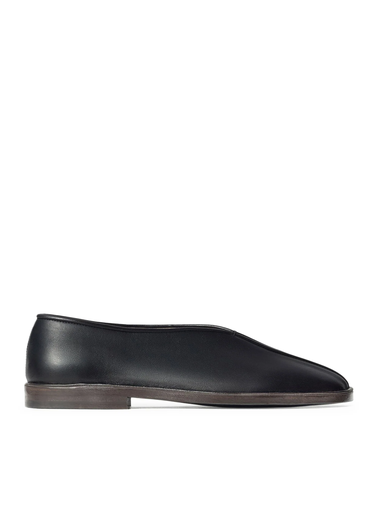FLAT LEATHER SLIPPERS