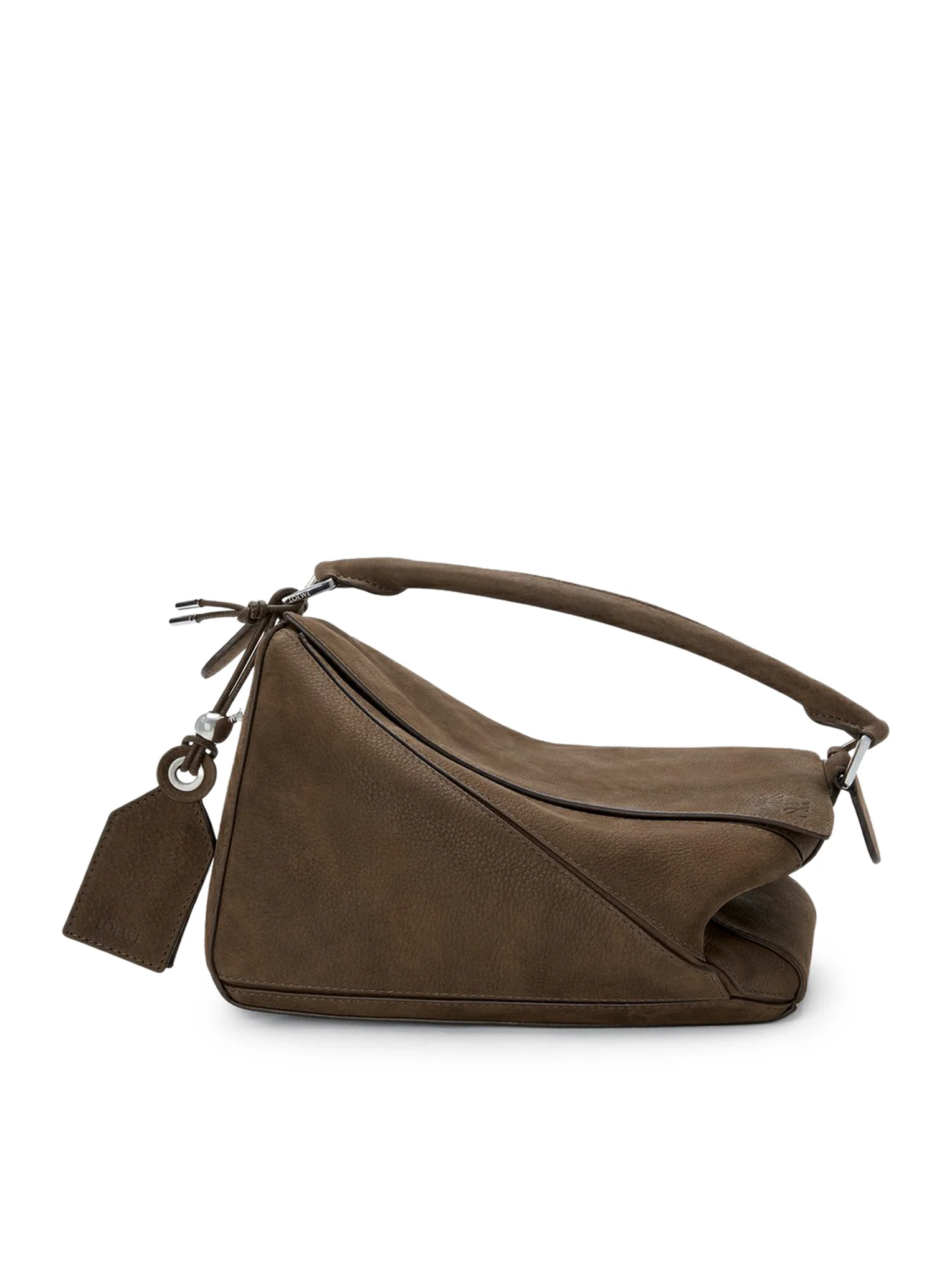 FEATHERLIGHT PUZZLE SMALL BAG IN GARNET NUBUCK - Image 5