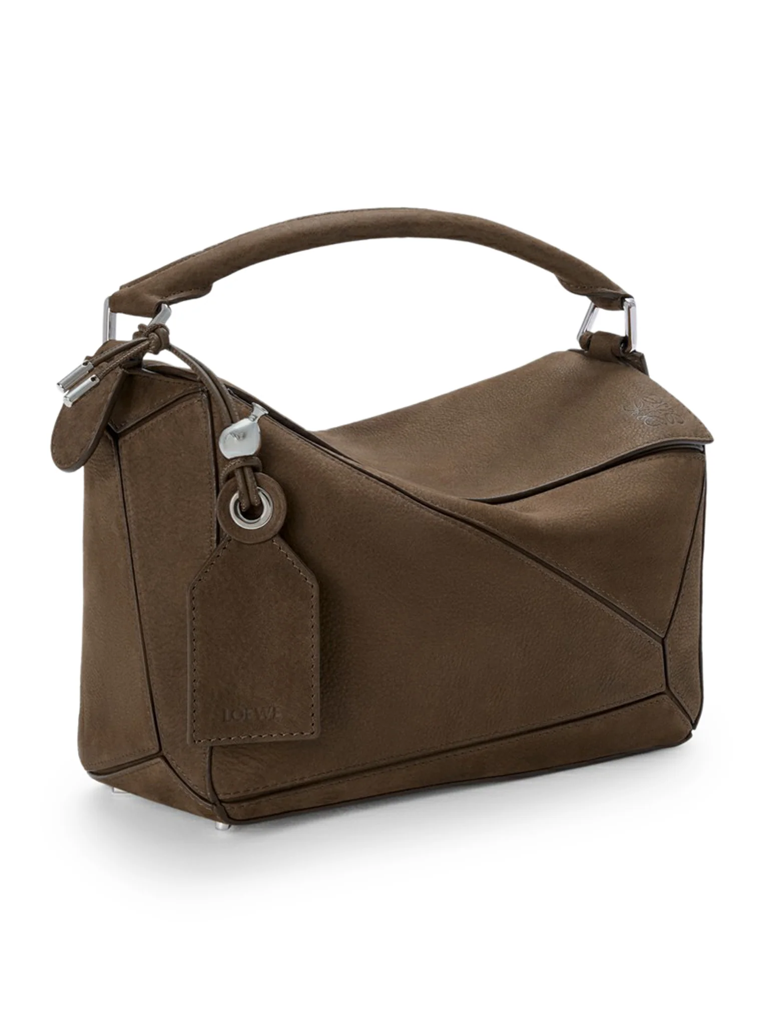 FEATHERLIGHT PUZZLE SMALL BAG IN GARNET NUBUCK - Image 6