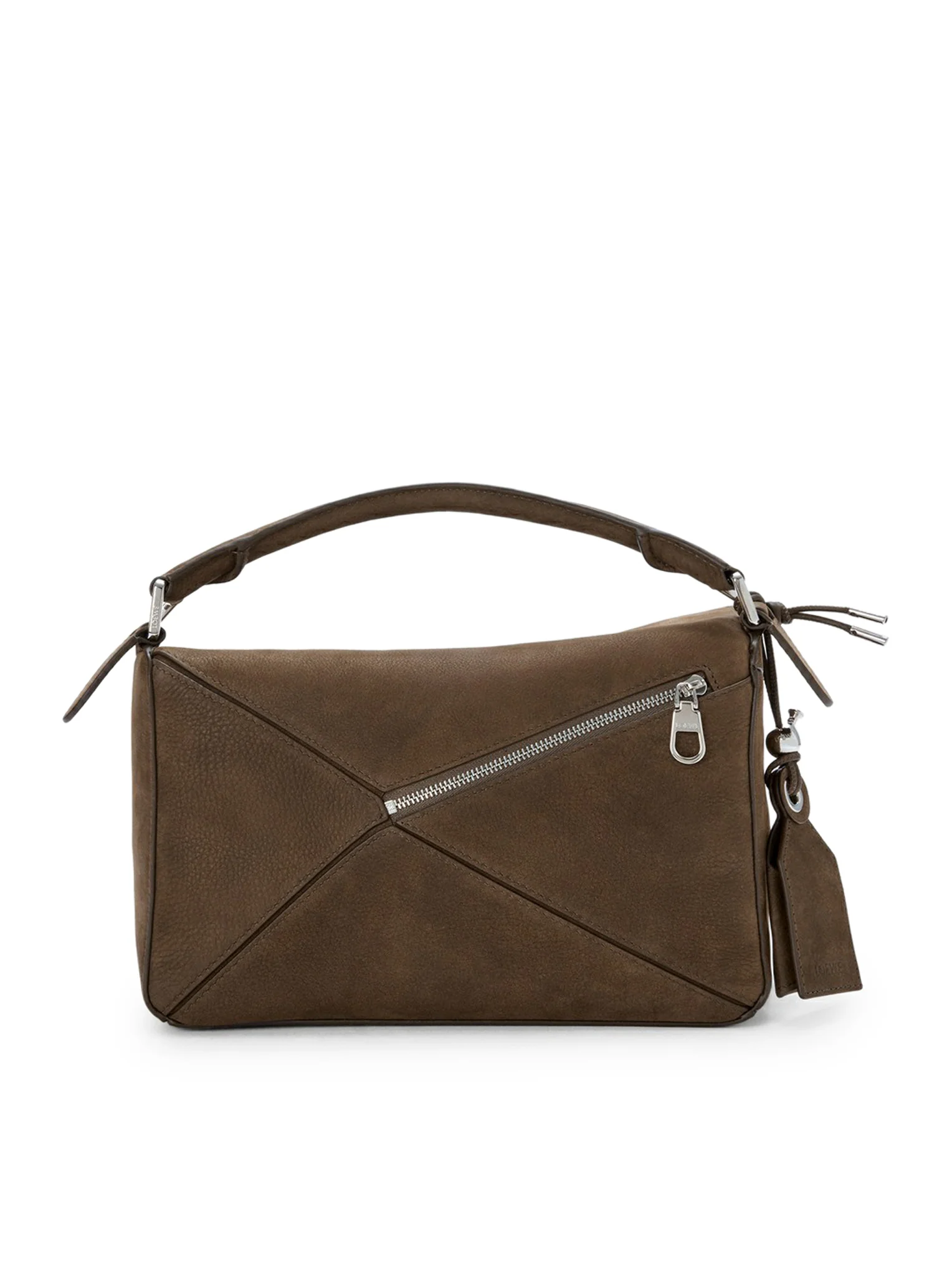 FEATHERLIGHT PUZZLE SMALL BAG IN GARNET NUBUCK - Image 8