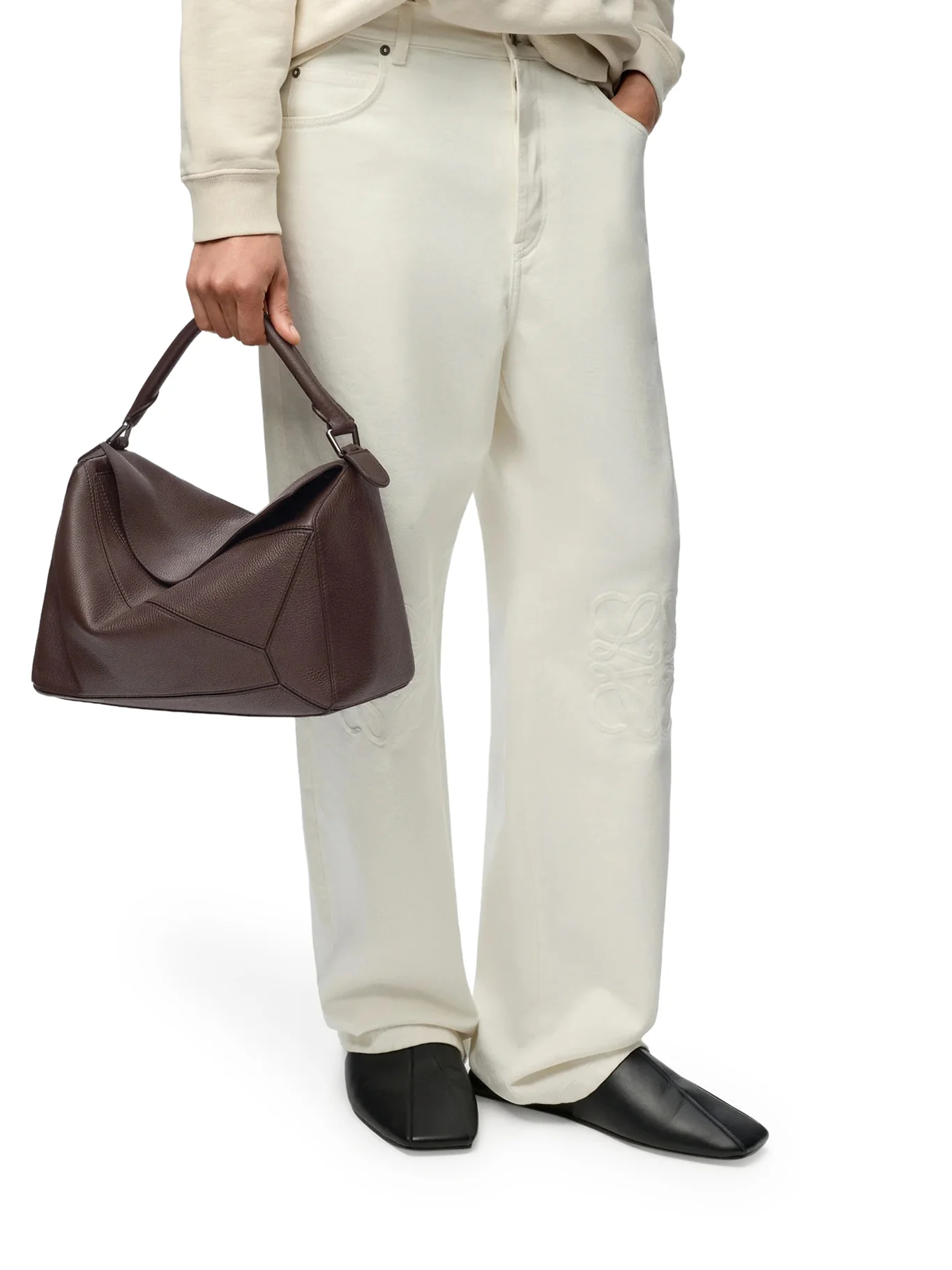 LARGE PUZZLE BAG IN SOFT CALFSKIN - Image 2