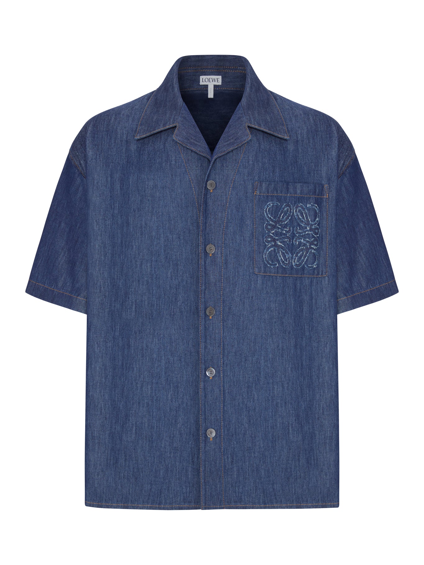 LIGHTWEIGHT COTTON CHAMBRAY SHIRT
