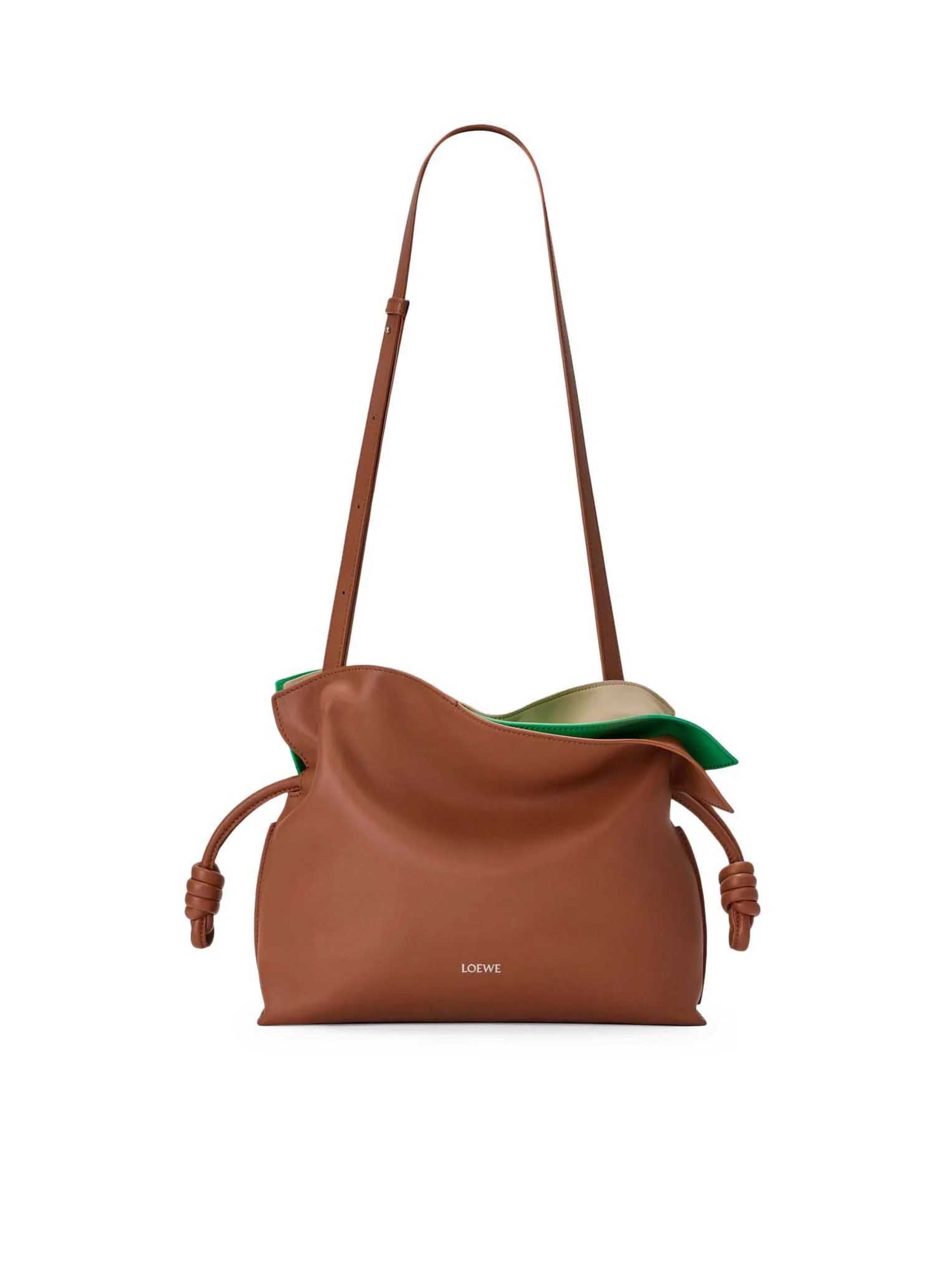 MEDIUM LAYERED FLAMENCO CLUTCH IN NAPPA CALFSKIN - Image 8