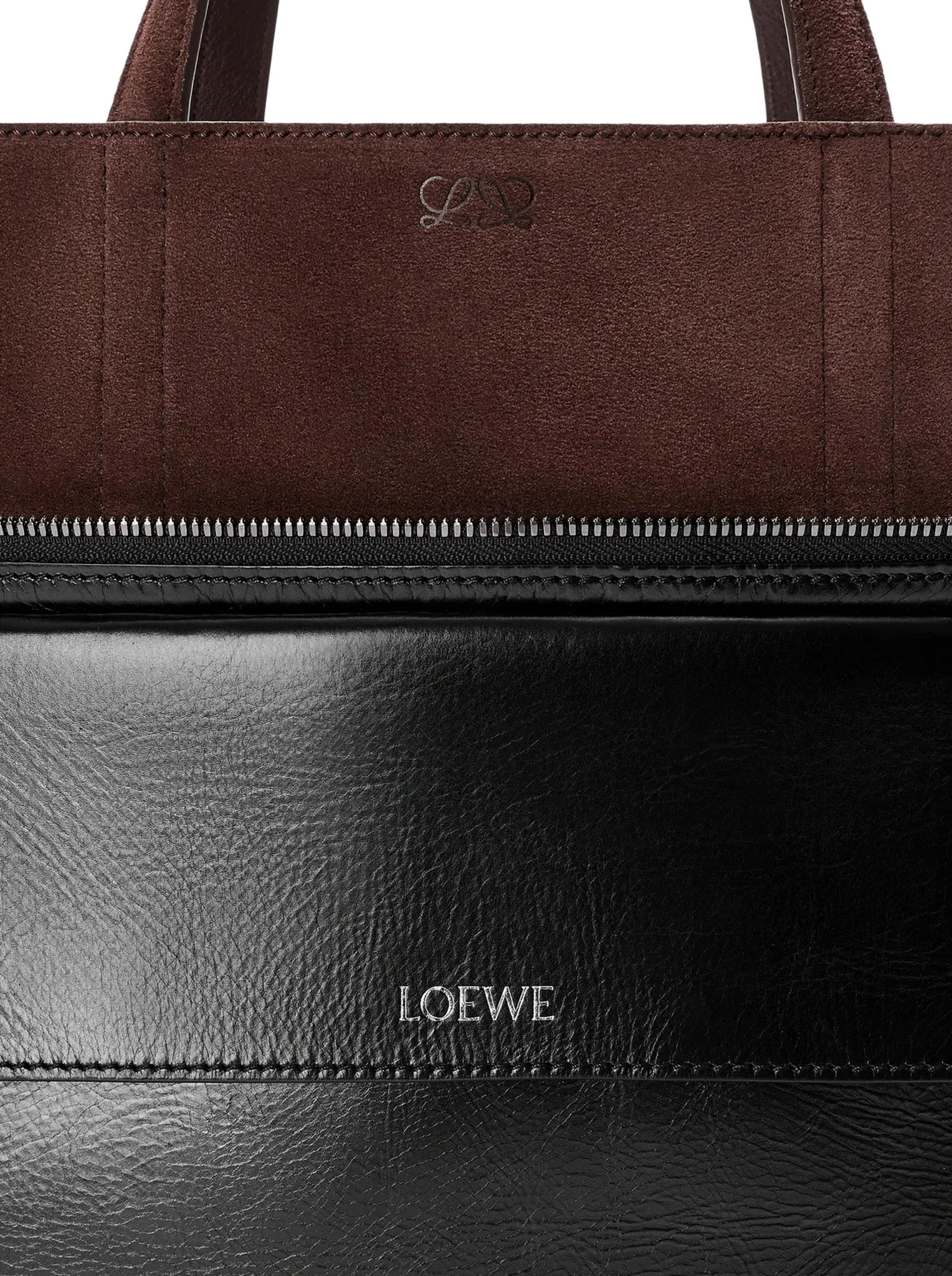 SMALL SWITCH TOTE BAG IN PAPER-EFFECT CALFSKIN AND SUEDE - Image 8