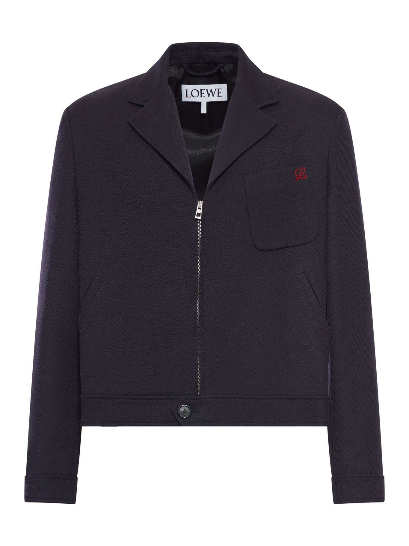 WOOL ZIP-UP JACKET