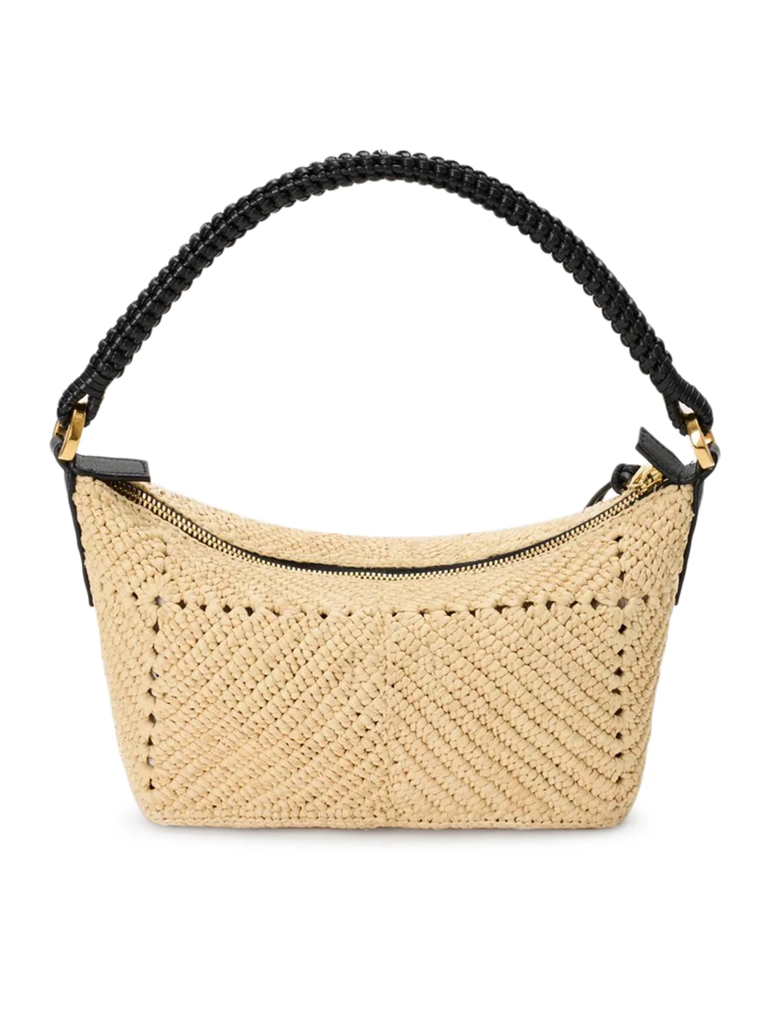 CALA MINI BAG IN CALFSKIN AND RAFFIA - Image 4