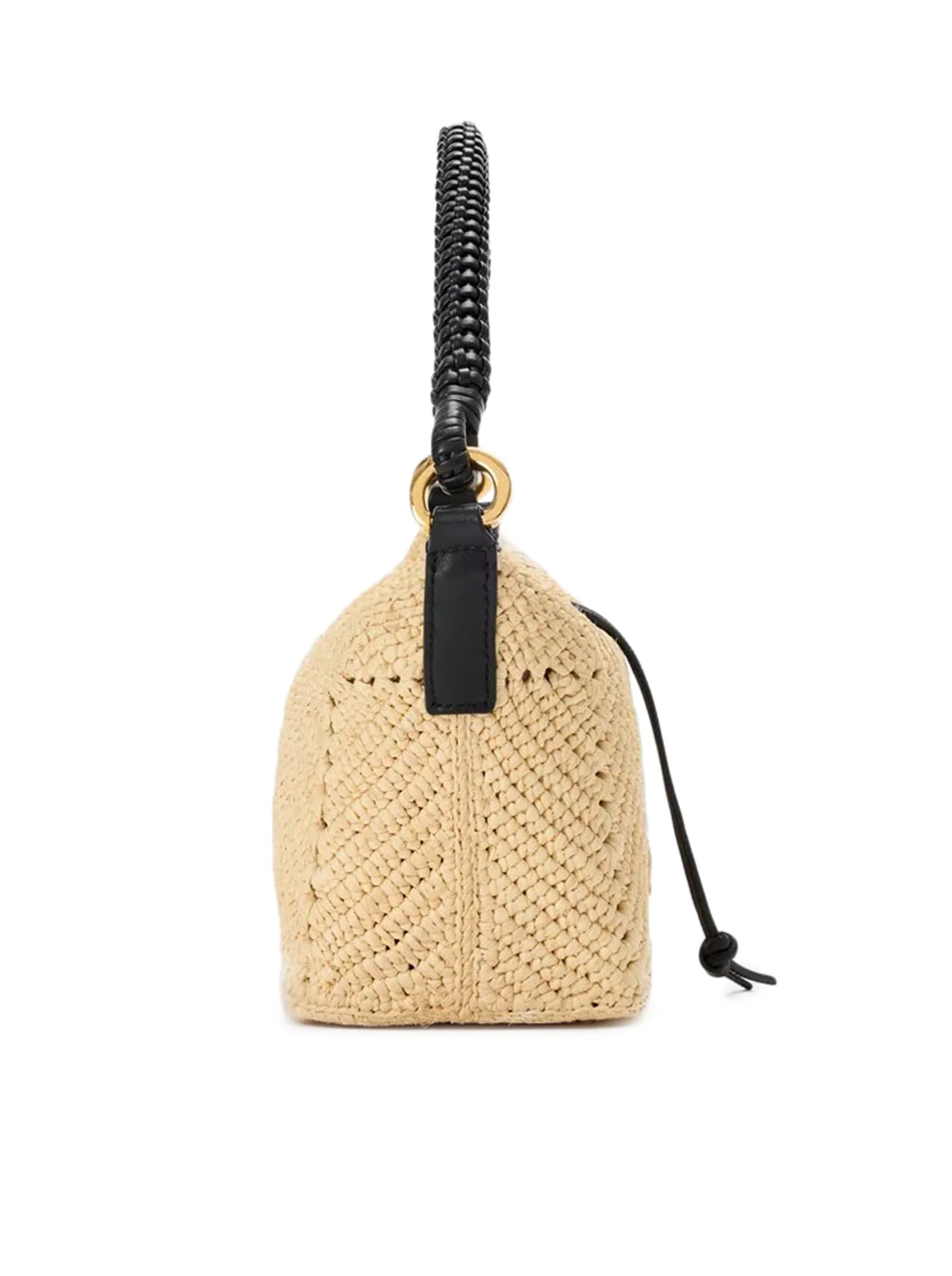 CALA MINI BAG IN CALFSKIN AND RAFFIA - Image 5