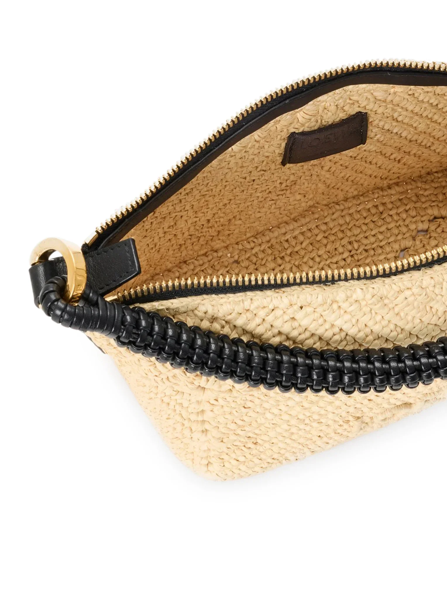 CALA MINI BAG IN CALFSKIN AND RAFFIA - Image 8