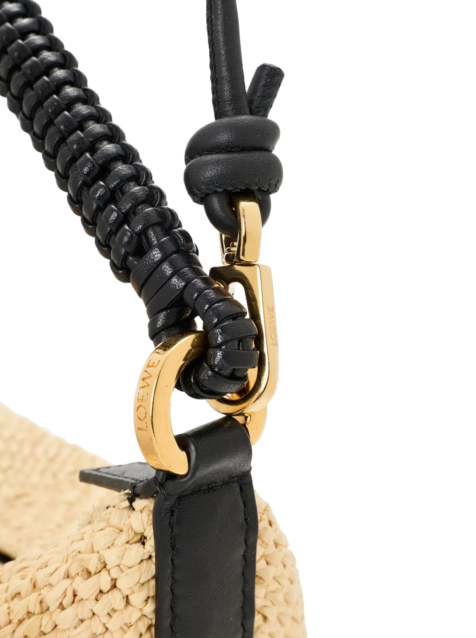 CALA MINI BAG IN CALFSKIN AND RAFFIA - Image 9