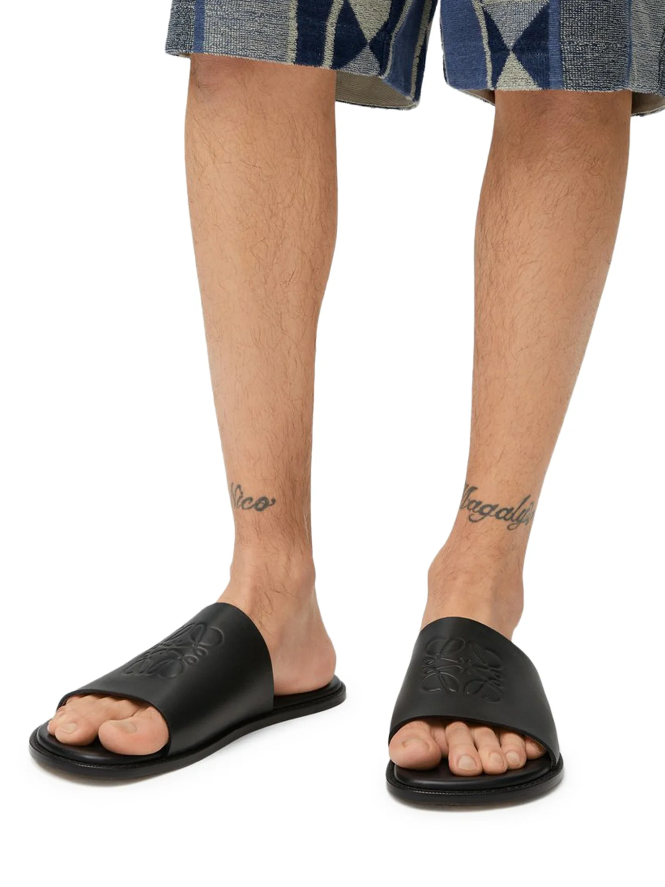 SLIDE ANAGRAM FLEX IN SOFT CALFSKIN - Image 2