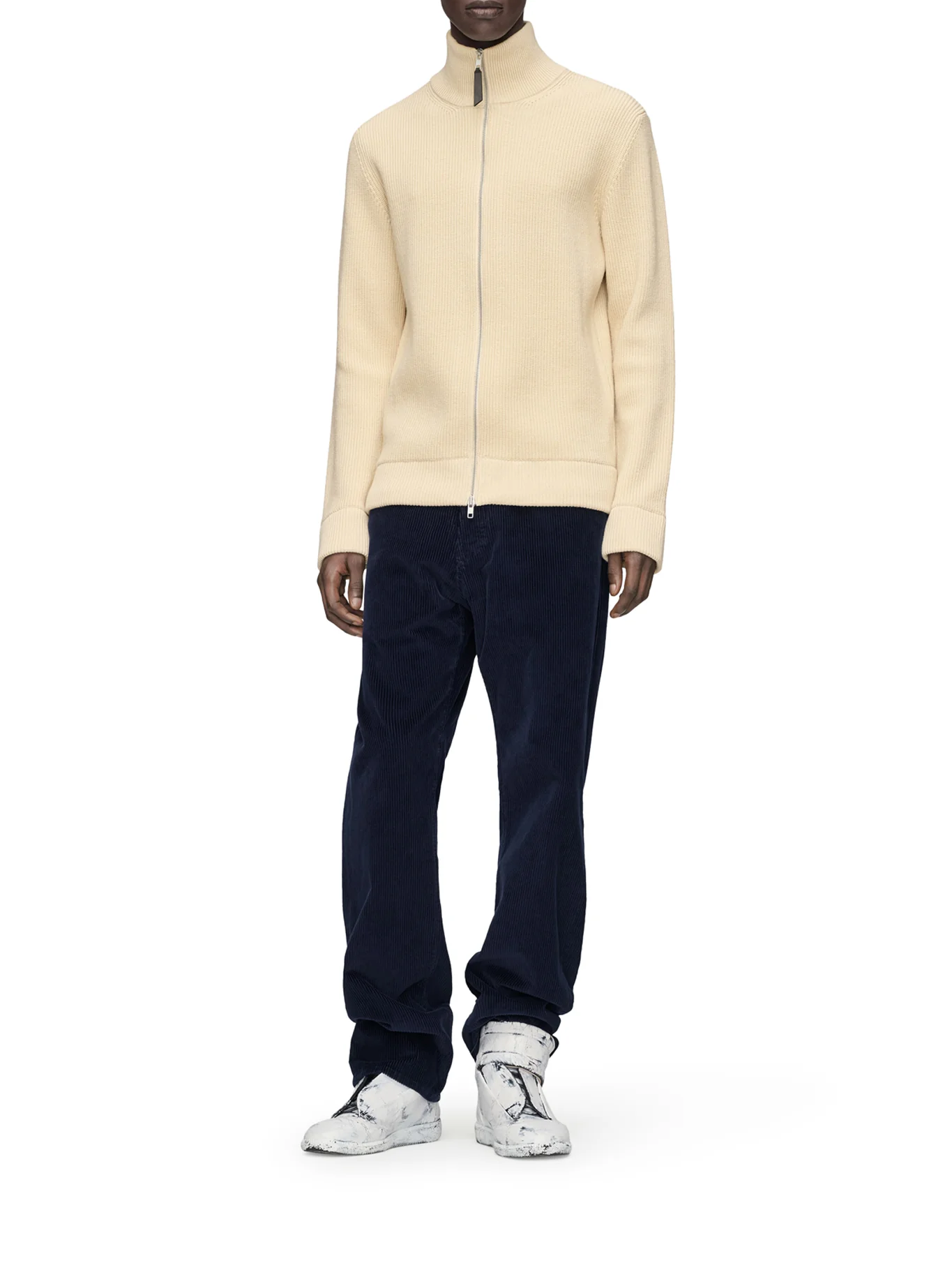 JERSEY KNIT CARDIGAN WITH ZIP - Image 2