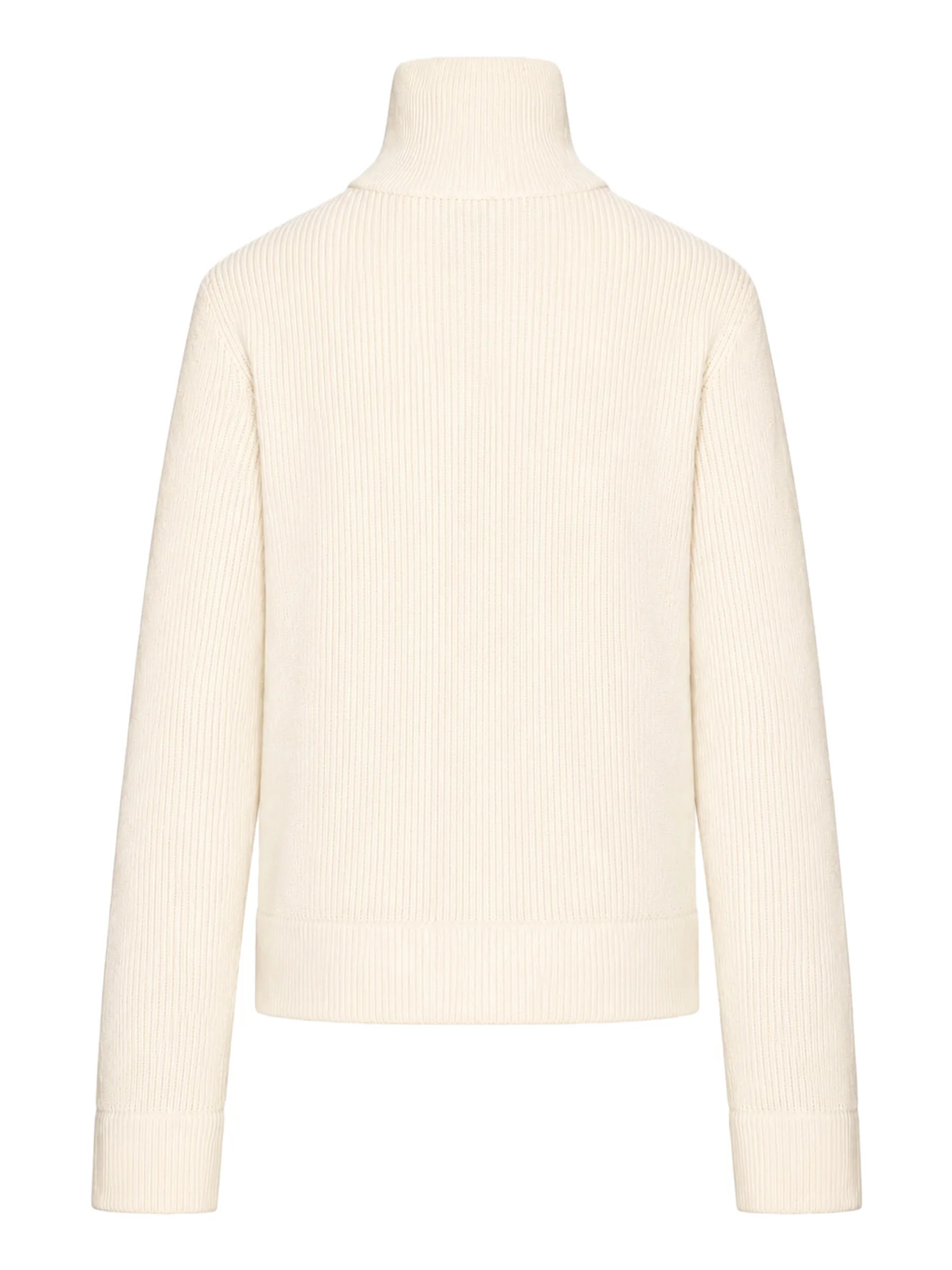 RIBBED COTTON ZIP-UP CARDIGAN - Image 2