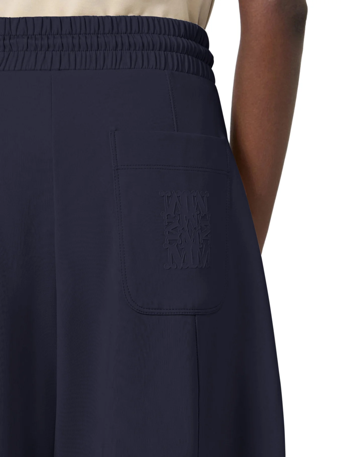 BARREL LEG PANTS IN TECHNICAL COTTON JERSEY - Image 5