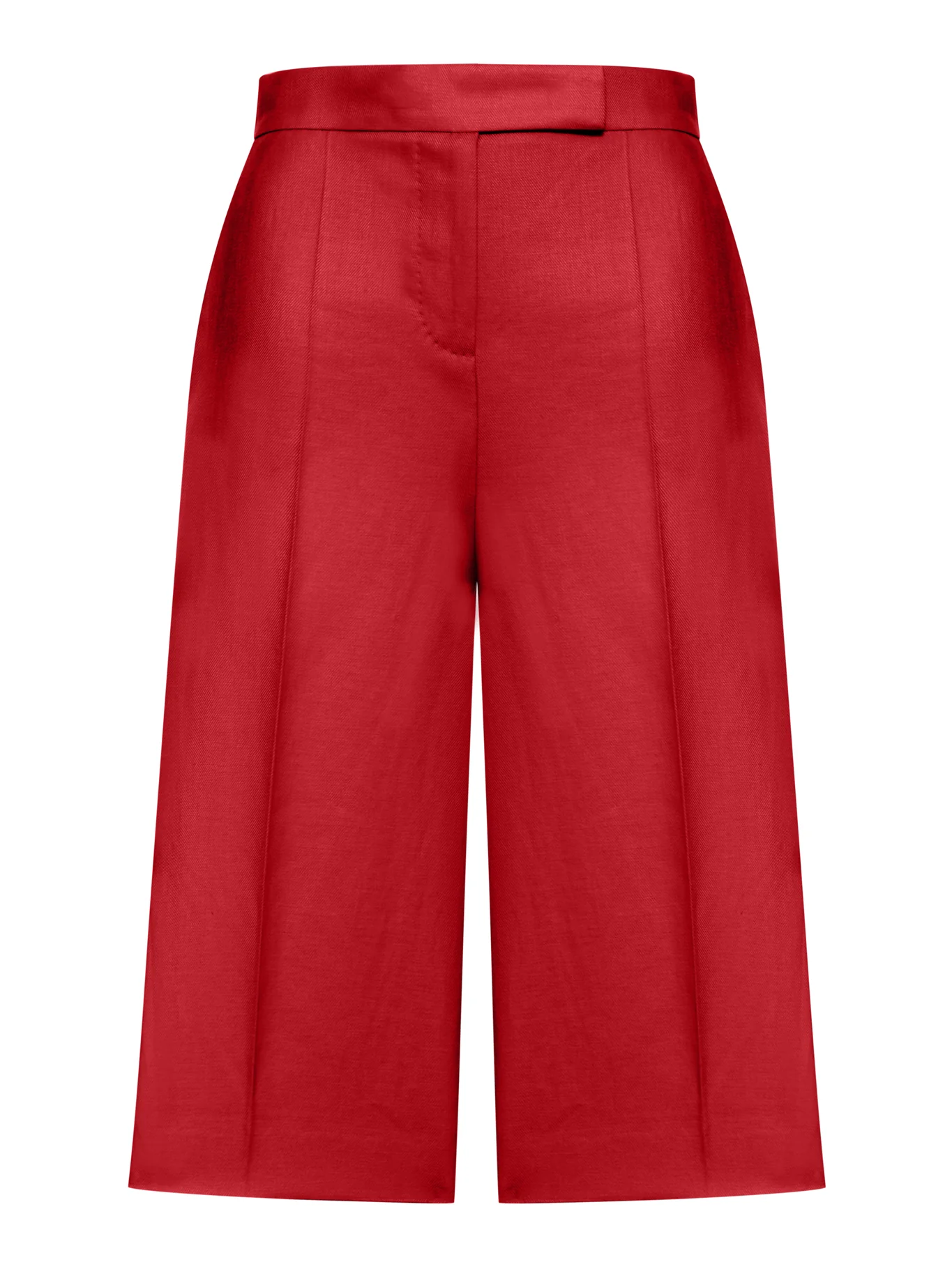 KAKI LINEN BERMUDA SHORTS