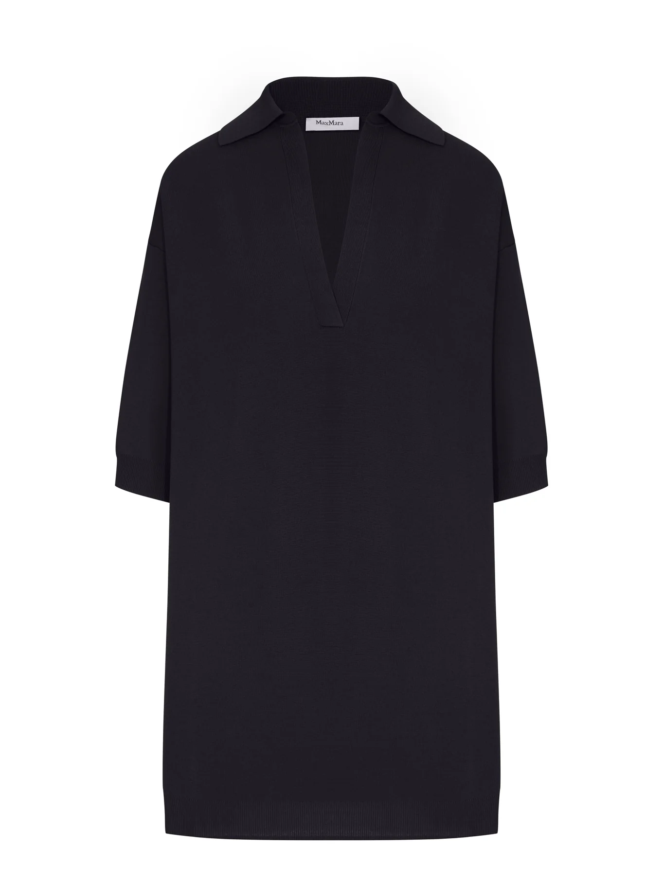 LONG VISCOSE CREPE SWEATER
