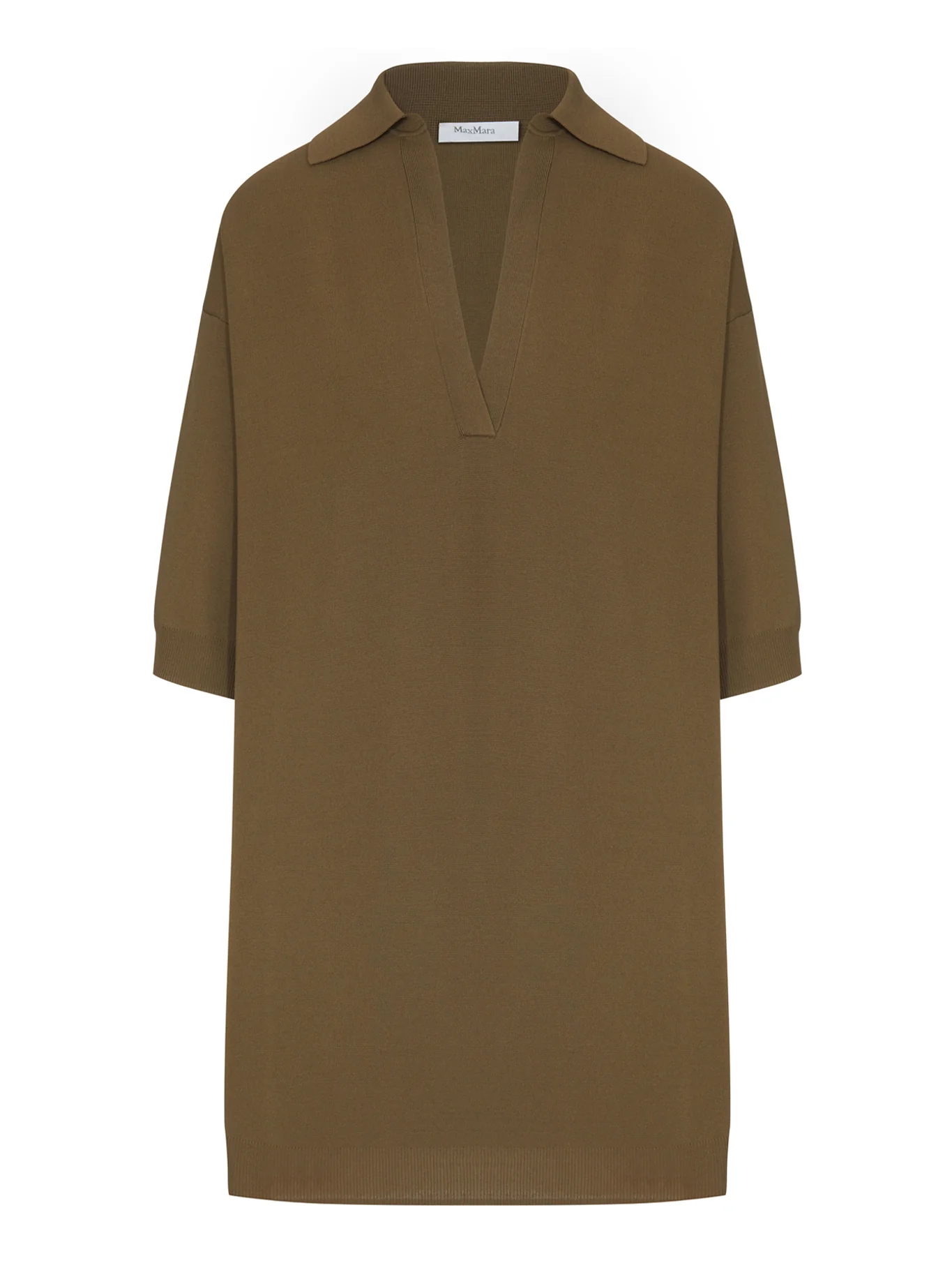LONG VISCOSE CREPE SWEATER