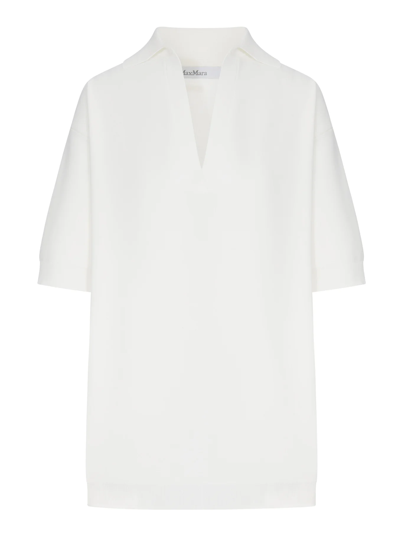 LONG VISCOSE CREPE SWEATER
