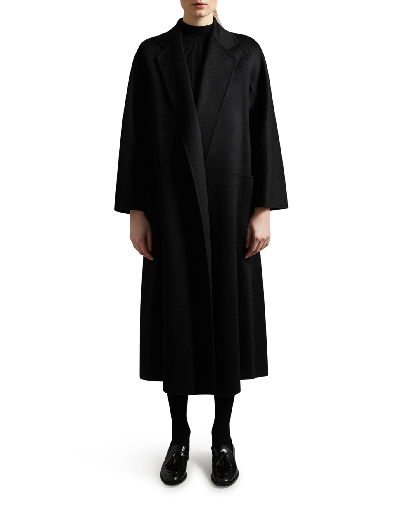 LUDMILLA WOOL COAT WITH WAIST BELT - Image 2