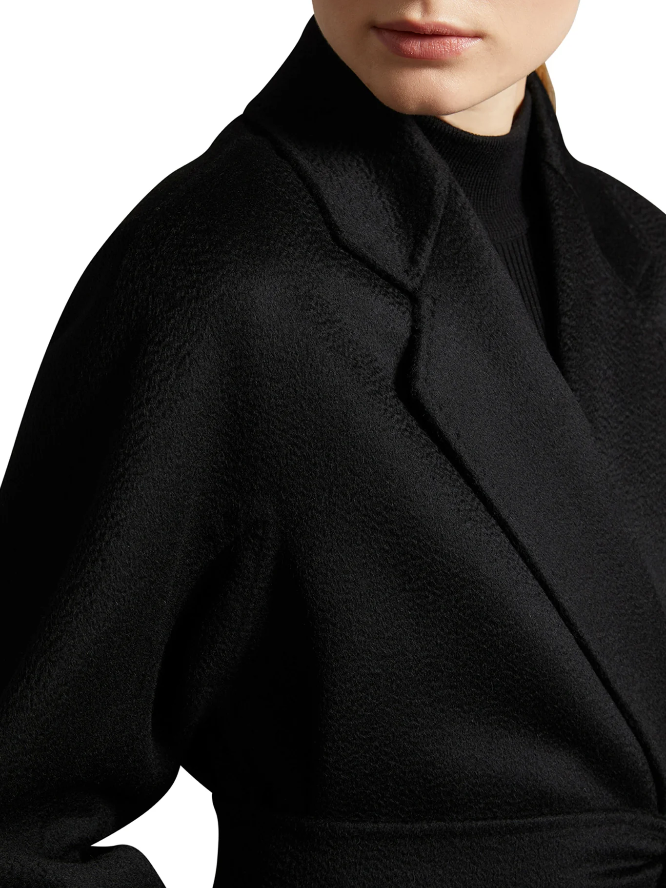 LUDMILLA WOOL COAT WITH WAIST BELT - Image 6