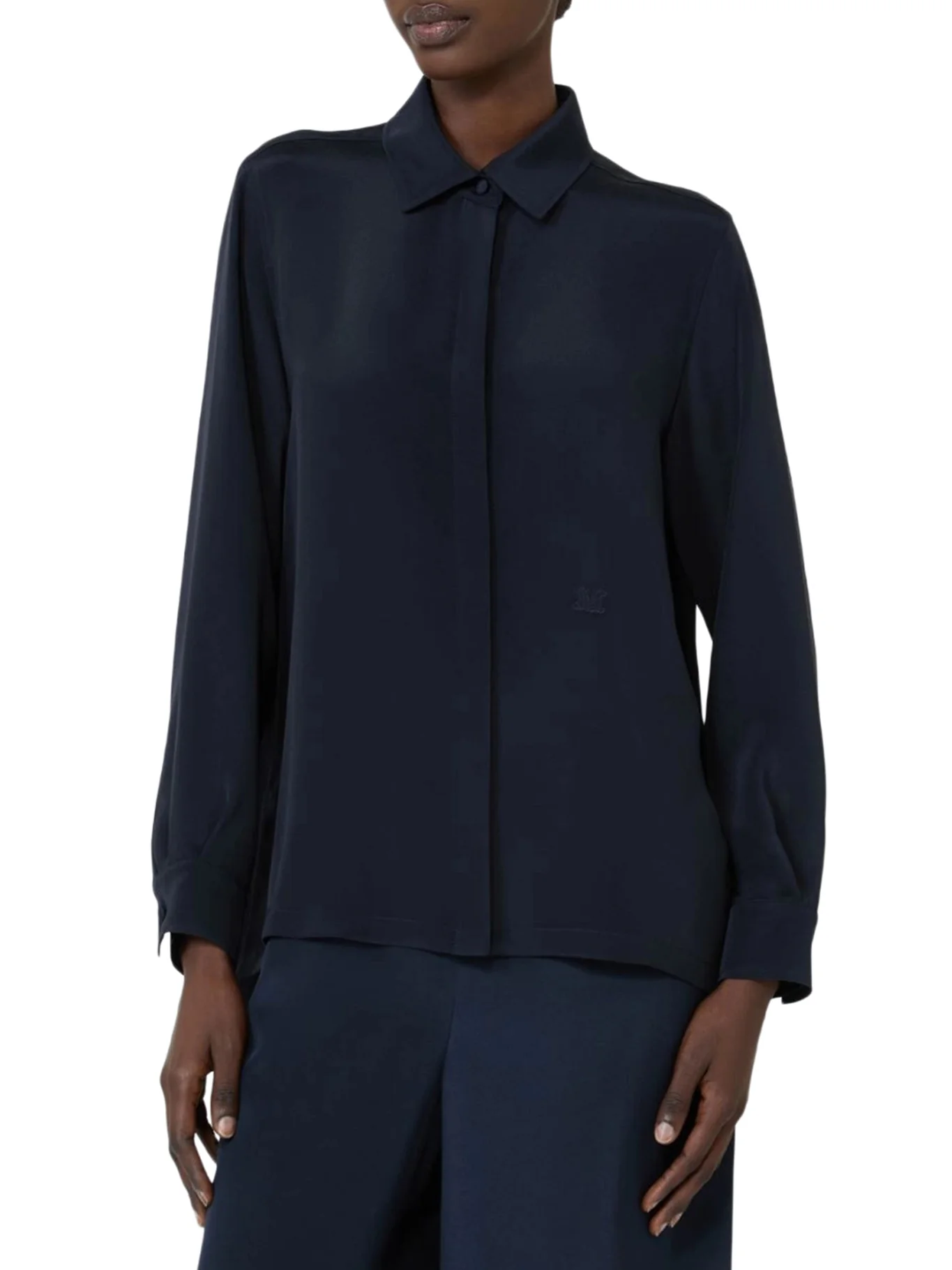 SILK CRÊPE DE CHINE SHIRT - Image 3