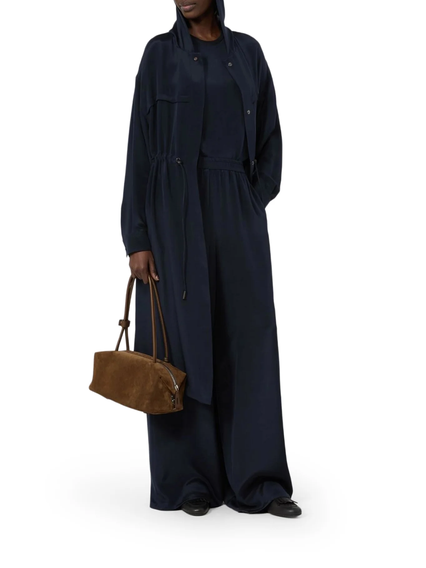 SOFT TROUSERS IN HEAVY SILK - Image 2