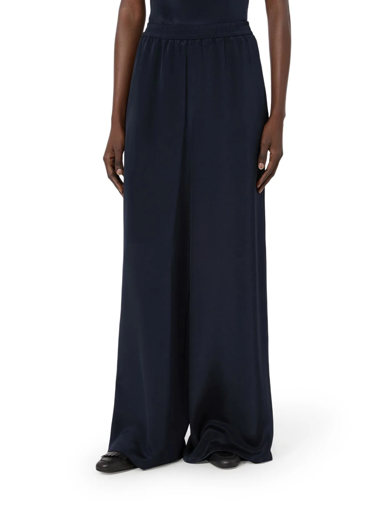 SOFT TROUSERS IN HEAVY SILK - Image 3