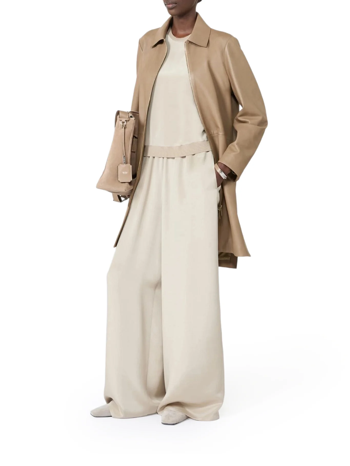 SOFT TROUSERS IN HEAVY SILK - Image 2