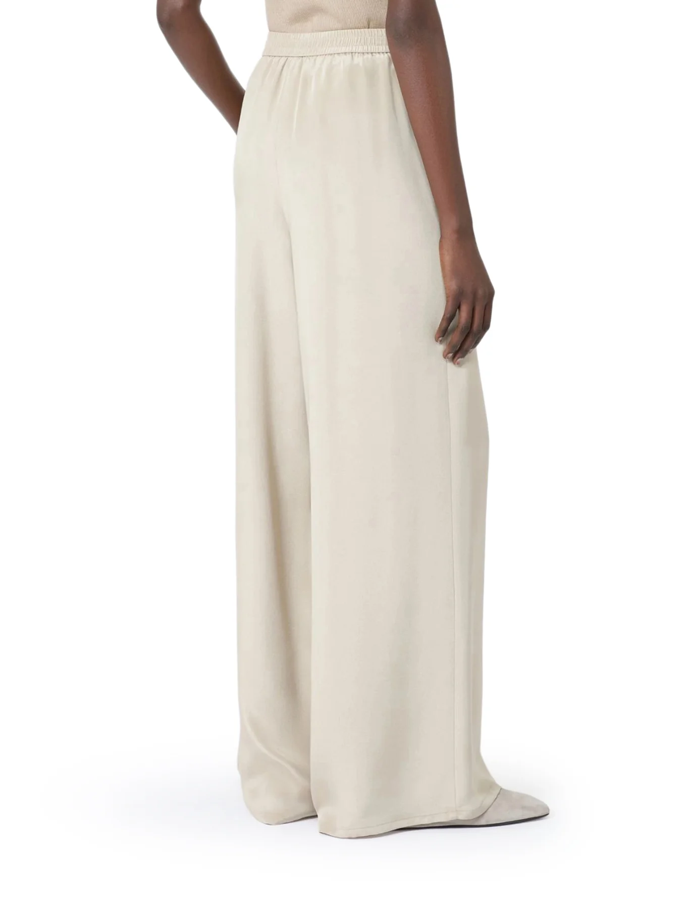 SOFT TROUSERS IN HEAVY SILK - Image 4