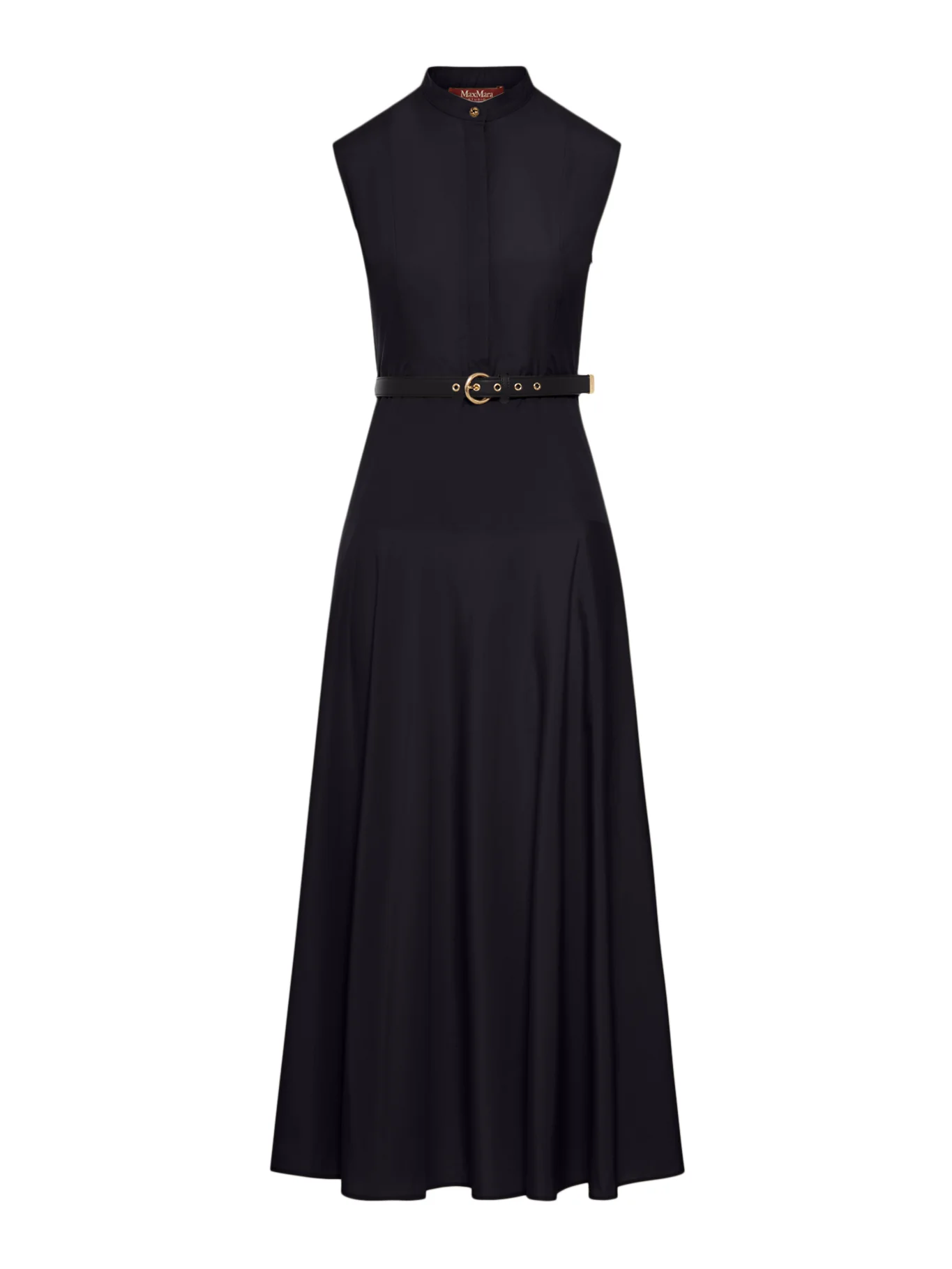 COTTON POPLIN WHEEL-SHAPED DRESS