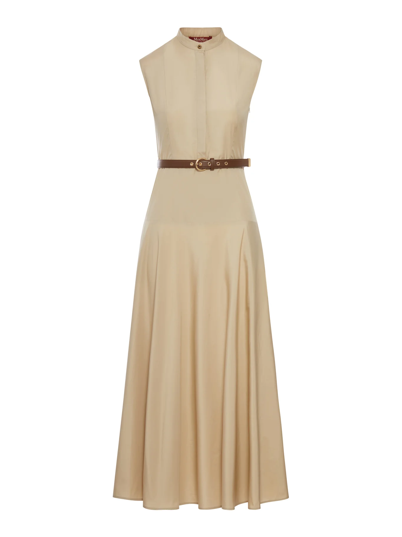 COTTON POPLIN WHEEL-SHAPED DRESS