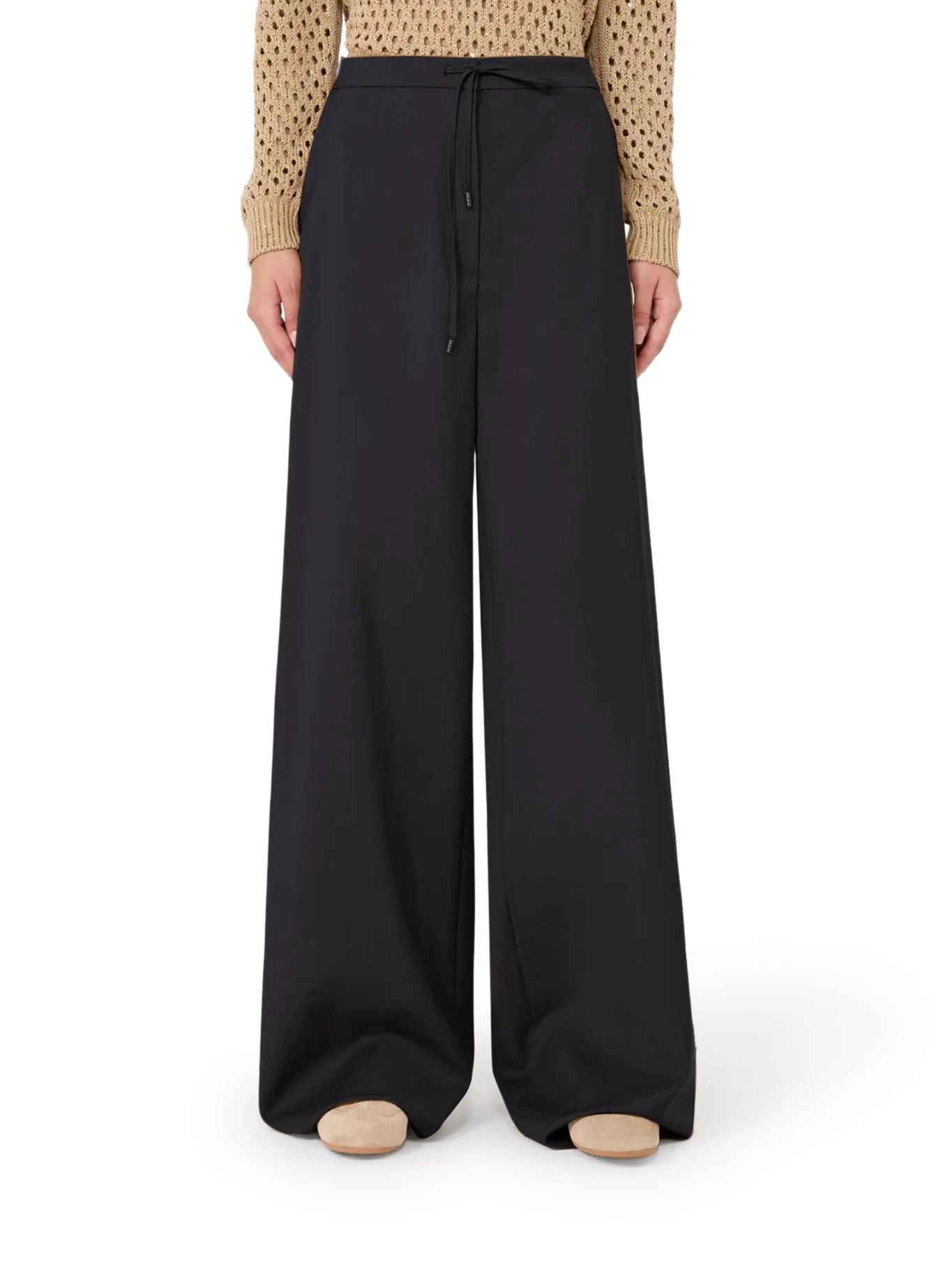 LIGHTWEIGHT WOOL CANVAS TROUSERS - Image 3