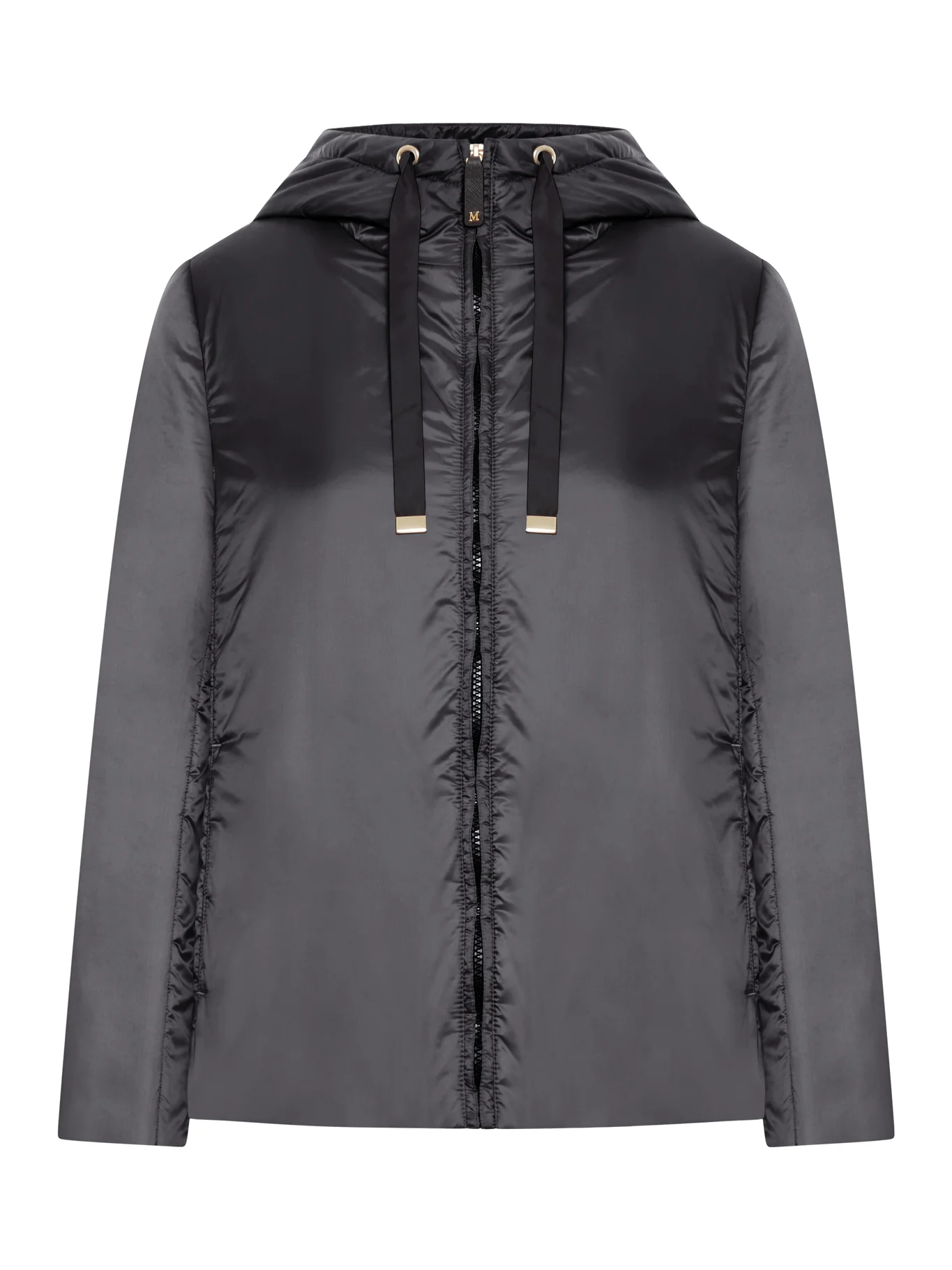 PADDED JACKET WITH HOOD IN WATERPROOF CANVAS