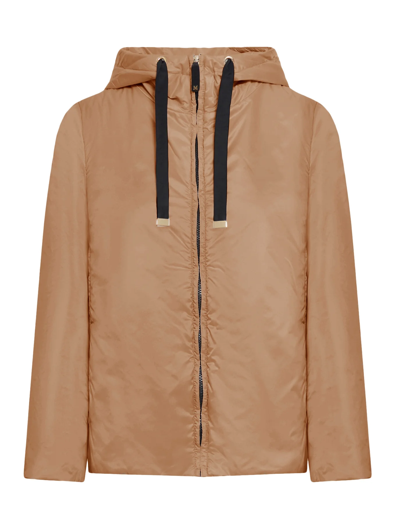 PADDED JACKET WITH HOOD IN WATERPROOF CANVAS