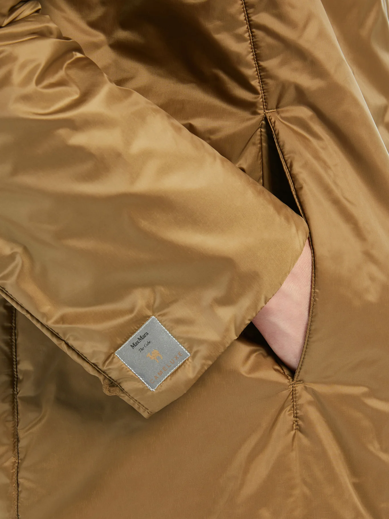 PADDED JACKET WITH HOOD IN WATERPROOF CANVAS - Image 5
