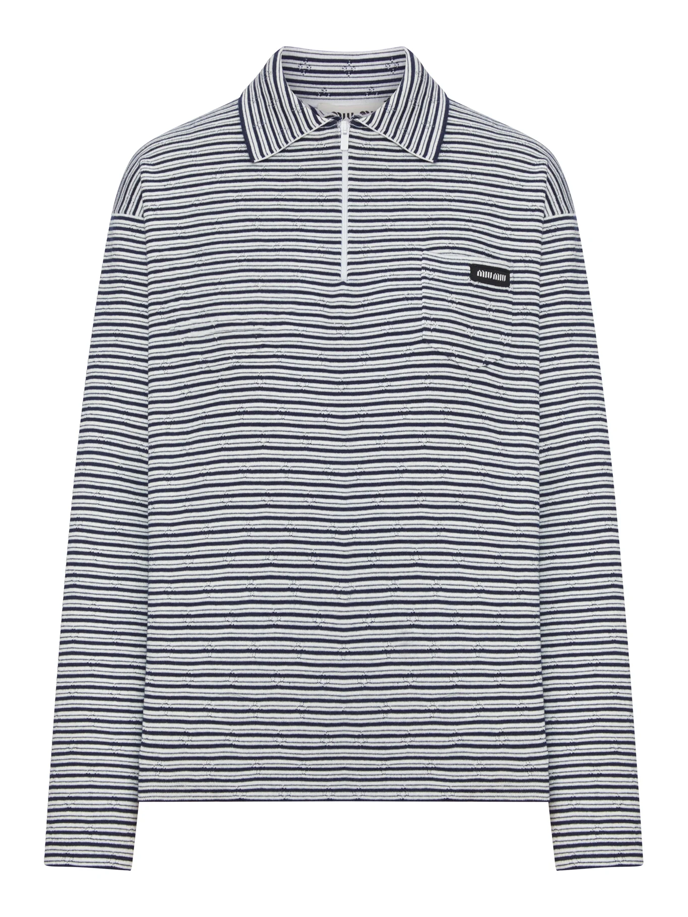 COTTON, CASHMERE AND SILK POLO SHIRT