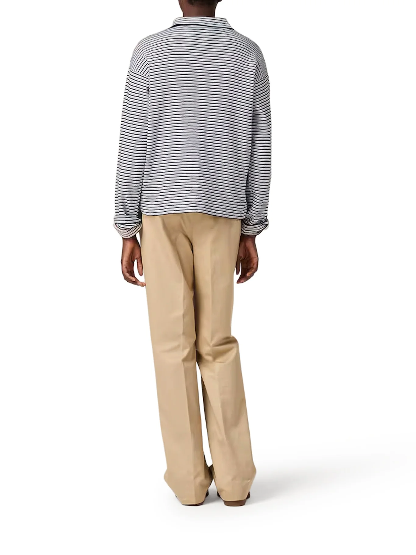 COTTON, CASHMERE AND SILK POLO SHIRT - Image 3