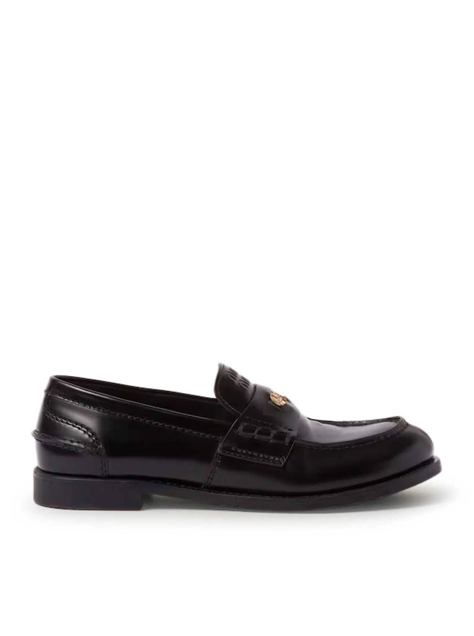 BRUSHED LEATHER LOAFERS