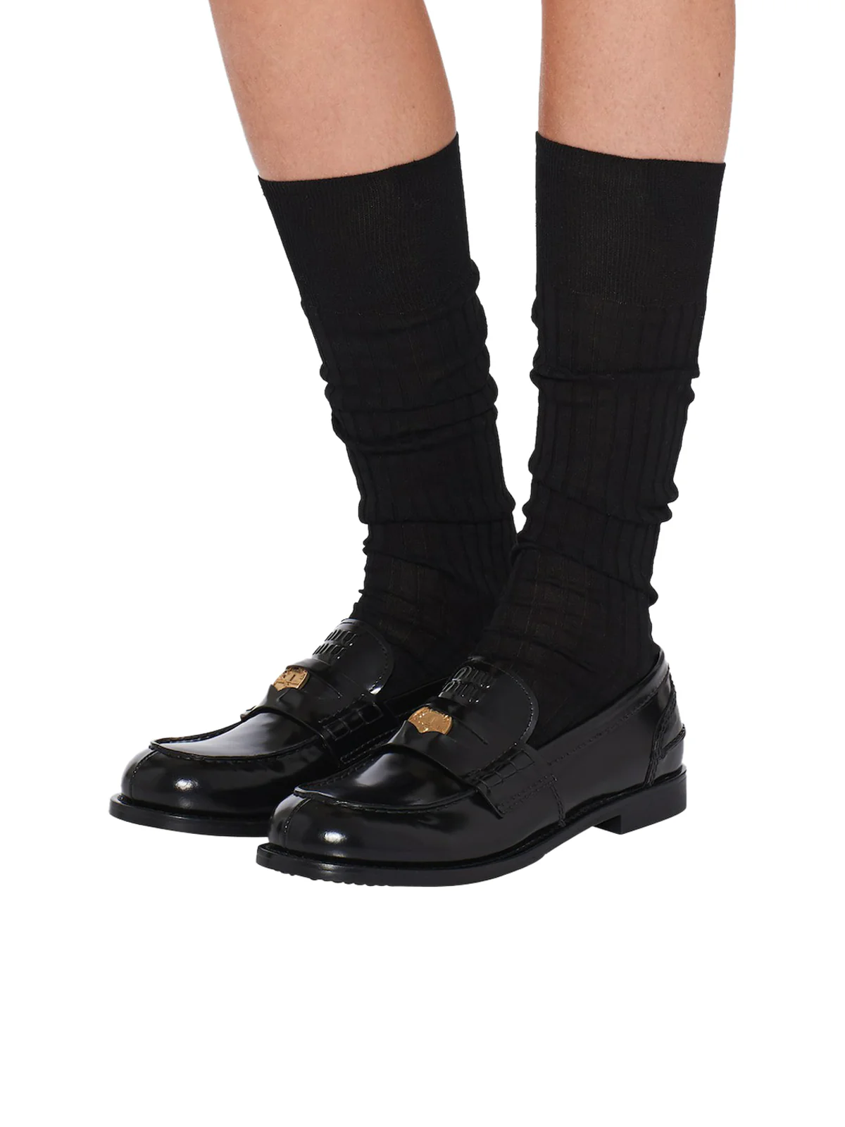 BRUSHED LEATHER LOAFERS - Image 2