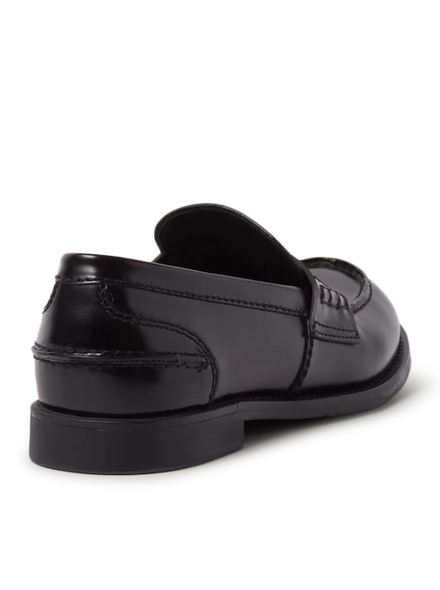 BRUSHED LEATHER LOAFERS - Image 4