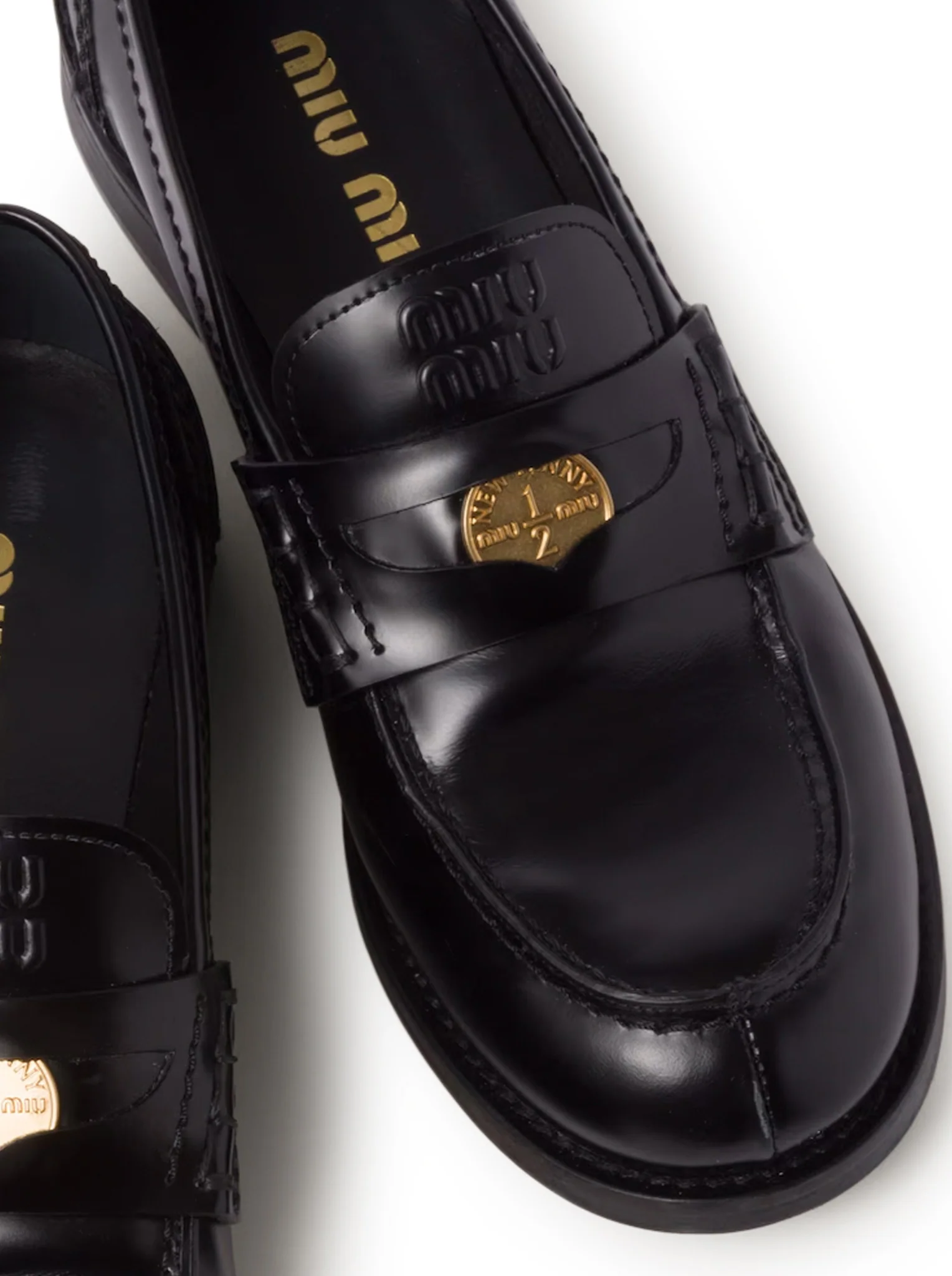 BRUSHED LEATHER LOAFERS - Image 5